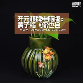 开元棋牌电脑版:黄子韬《你也会像我一样》:偶像的歌与粉丝的未来(图3) 开云体育下载